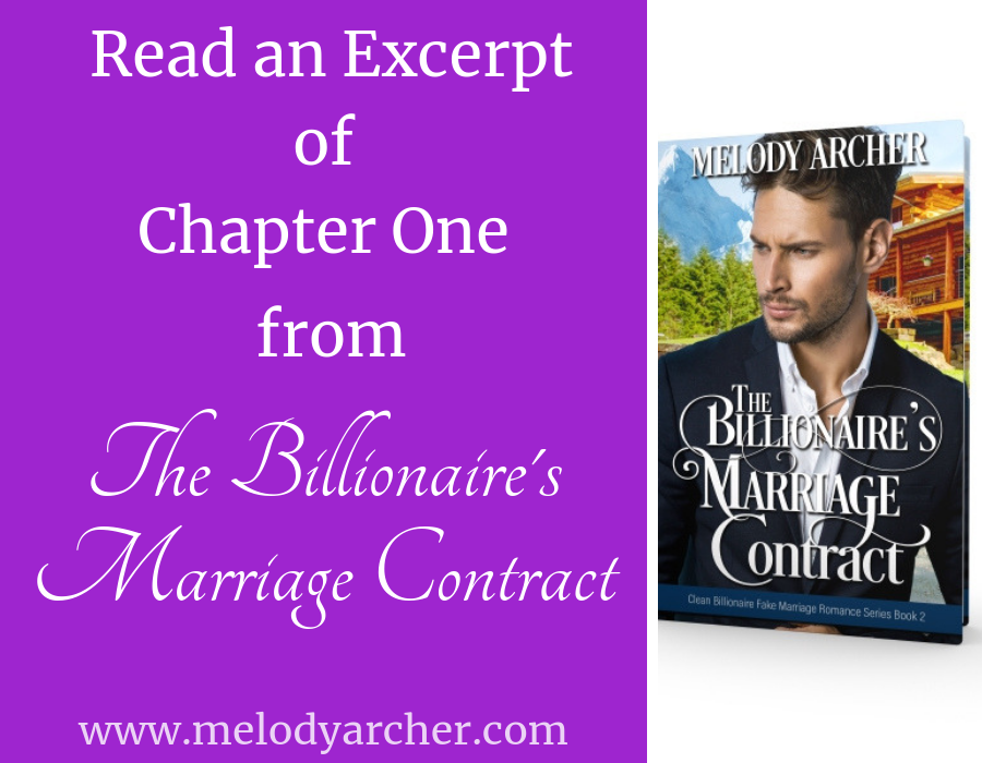 Read an Excerpt of Chapter One from ‘The Billionaire’s Marriage Contract’!
